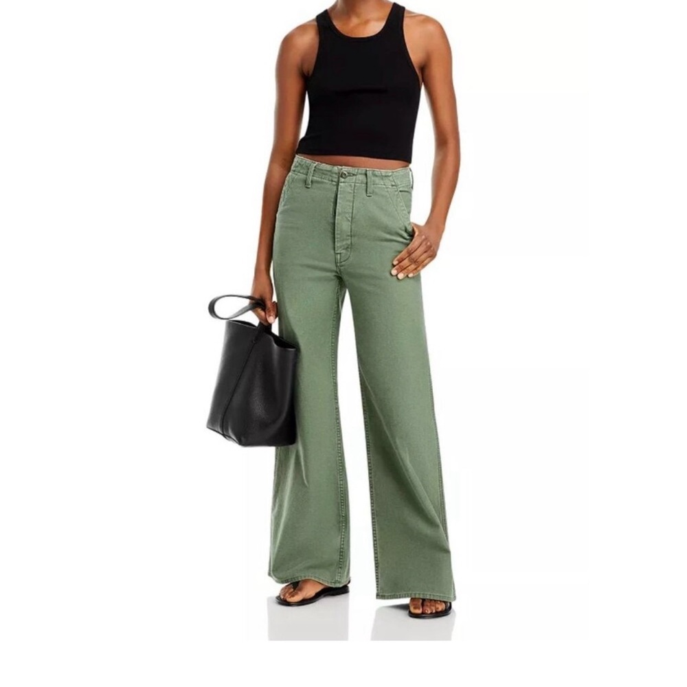 MOTHER The Major Sneak Roller High Rise Wide Leg -Size 30 NWT
